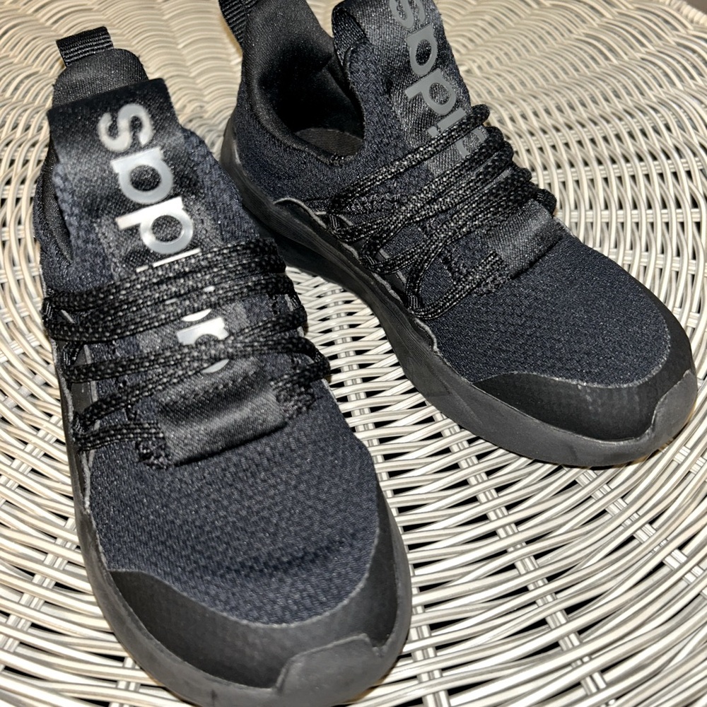 Black Sporty Little Boys Shoes